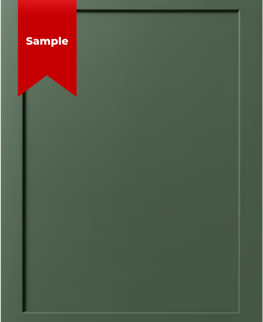 Cypress Green Shaker - Sample Door