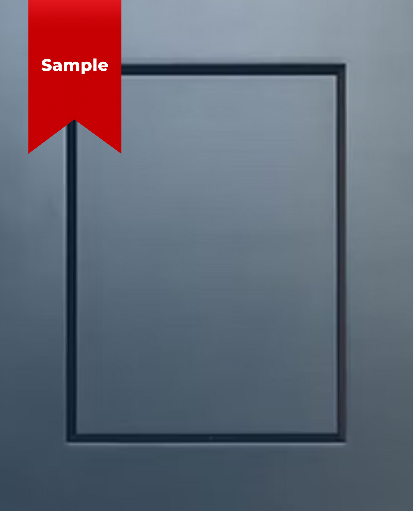 Ocean Blue Shaker - Sample Door