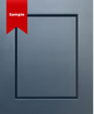 Ocean Blue Shaker - Sample Door